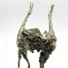 Arno Goossens: Kraanvogels salsa dansend, brons 2/12, 46 x 14 x 17 cm. 1.700 euro