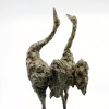 Arno Goossens: Kraanvogels, brons 2/12, 32 x 12 x 17 cm. 1.200 euro