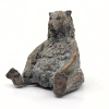 Arno Goossens: Zittende beer, brons 4/12, 10 x 8 x 8 cm. 450 euro