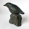 Barbara de Clercq: IJsvogel op stokje, brons, 11 x 14 x 5 cm. 700 euro