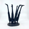 Barbara de Clercq: 6 kleine Balinese eendjes, brons, 21 x 20 x 8 cm. 1.400 euro