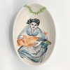 Barbara Guldenaar: zonder titel (2024) (onder)glazuur op aardewerk, 19 x 13 x 4 cm. 100 euro