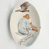 Barbara Guldenaar: zonder titel (2024) (onder)glazuur op aardewerk, 24 x 16 x 5 cm. 110 euro