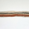 Cecil Kemperink: Texelslandschap I (2026), keramiek, 6 x 46 x 1 cm. 225 euro