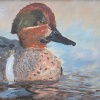 Dimitri Feenstra: Wintertaling (2022) olieverf op paneel, 20 x 22 cm. 210 euro
