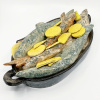 Edith Madou: Covered with lemons, keramiek, 9 x 39 x 21 cm. 350 euro