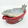 Edith Madou: Lovely trio, keramiek, 14 x 29 x 16 cm. 295 euro