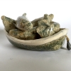 Edith Madou: Boot, keramiek, 8 x 18 x 12 cm. 150 euro