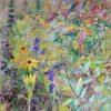 Ellen Geerts: Herfstborder, olieverf op doek, 80 x 80 cm. 2.800 euro