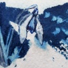 Ellen Geerts: Sneeuwklokjes klein I (2022), inkt op papier, 5,5 x 8 cm (lijst 12 x 17 cm). 95 euro