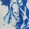 Ellen Geerts: Sneeuwklokjes klein II (2022), inkt op papier, 8 x 5,5 cm (lijst 17 x 12 cm). 95 euro