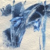 Ellen Geerts: Sneeuwklokjes III (2022), inkt op papier, 10 x 10 cm (lijst 18 x 18 cm). 145 euro