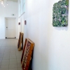 Inrichten van de expositie met werk van Jolanda van Gennip, woensdag 3 april 2013.