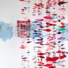 Marian Smit en Maurice Christo van Meijel: Rode School (2020-2021) installatie met muurschildering, papierstructuren, monoprints en keramische objecten