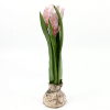 Gerrie Lulof: Tulp rose D (2025), aardewerk, 19 x 6 x 6 cm. 100 euro