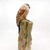 Gerrie Lulof: Torenvalk (2025), aardewerk, 25 x 8 x 8 cm. 200 euro