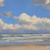 Gert-Jan Veenstra: Strand Texel, acryl op doek, 76 x 106 cm. 3.200 euro
