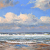 Gert-Jan Veenstra: Strand Texel, olieverf op doek, 22 x 28 cm. 795 euro