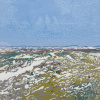 Grietje Postma: 2026-III Duinlandschap Noordzee, houtdruk (oplage 28), 25 x 26 cm. 195 euro