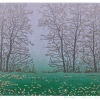 Grietje Postma: 2018-V, houtdruk 14/40, 24 x 25 cm. 185 euro