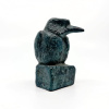 Barbara de Clercq: Jonge ijsvogel, brons, 8 x 5 x 7 cm. 650 euro