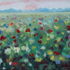 Iris Duchateau: Veldbloemen (2026), olieverf op paneel, 21 x 27 cm. 225 euro