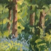 Iris Duchateau: zt, acryl op papier, 40 x 30 cm. 125 euro