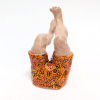 Jeannet Klement: Wall Swimmer (2026), aardewerk, 9 x 13 x 7 cm. 195 euro