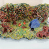 Jeannet Klement: Somewhere..down in the valley (2008), aardewerk, 17 x 45 x 24 cm. 2.250 euro