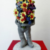 Jeannet Klement: Bunch of Flowers XV (2026), aardewerk, 40 x 21 x 22 cm. 1.950 euro