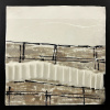 José Hattink: Texels landschap (2026), porselein op hout, 20 x 20 x 3,5 cm. 165 euro