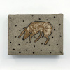 Kathja Smits: Hond (2025), steengoed, 11,5 x 15,5 x 3 cm. 125 euro