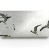 Laura Zwaneveld: Stillness of the mind (26/110), mixed media op hout, 10,5 x 20,5 cm. 150 euro