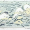 Lenneke Saraber: Wolken (2014) linodruk 2/9, 15 x 20 cm. 20 euro