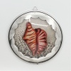 Marianne Aulman: Schelp II, mixed media, Ø17 cm. 150 euro