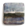 Marieke Peters: Beginnings, mixed media op keramiek, 11 x 11 x 2 cm. 230 euro