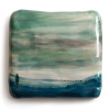 Marieke Peters: In endless admiration, mixed media op keramiek, 11 x 11 x 2 cm. 230 euro