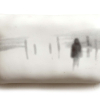 Marieke Peters: In silence, mixed media op keramiek, 6 x 11 x 2 cm. 180 euro