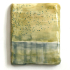 Marieke Peters: The island, mixed media op keramiek, 17 x 14 x 2 cm. 360 euro