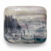Marieke Peters: The way to the woods, mixed media op keramiek, 6 x 6,5 x 2,5 cm. 130 euro