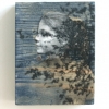 Head full of dreams #3 (2018) multiple - mixed media op hout, 10 x 7 cm