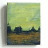 Marieke Peters: Surrounded by light, mixed media op hout, 14 x 10,5 x 3 cm. 280 euro
