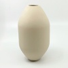 Marin Jansen: vaas WAVE, steengoed, 16 x Ø8 cm. 55 euro