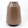 Marin Jansen: Clay Collection Vaas (laag), steengoed, 18 x Ø13 cm. 115 euro