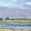 Marleen Bakker: De Petten (2025), olieverf op paneel, 33 x 38 cm. 495 euro