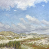 Marleen Bakker: Duin bij de Hors (2025), olieverf op linnen, 73 x 73 cm. 1.125 euro