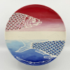 Maurice Christo van Meijel: Maatjes NL (2025) (onder)glazuur op aardewerk, Ø21 cm. 100 euro