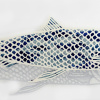 Maurice Christo van Meijel: Gesneden haring (2026), drukinkt en gesneden papier, 15 x 44 x 6 cm. 70 euro