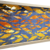 Maurice Christo van Meijel: Aquarium I (2026) monoprint op perspex, 26 x 52,5 cm. 325 euro