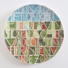 Gommarus (2013) (onder)glazuur op aardewerk, Ø 22 cm. 100 euro